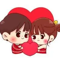 romantic cartoon couple pic for dp